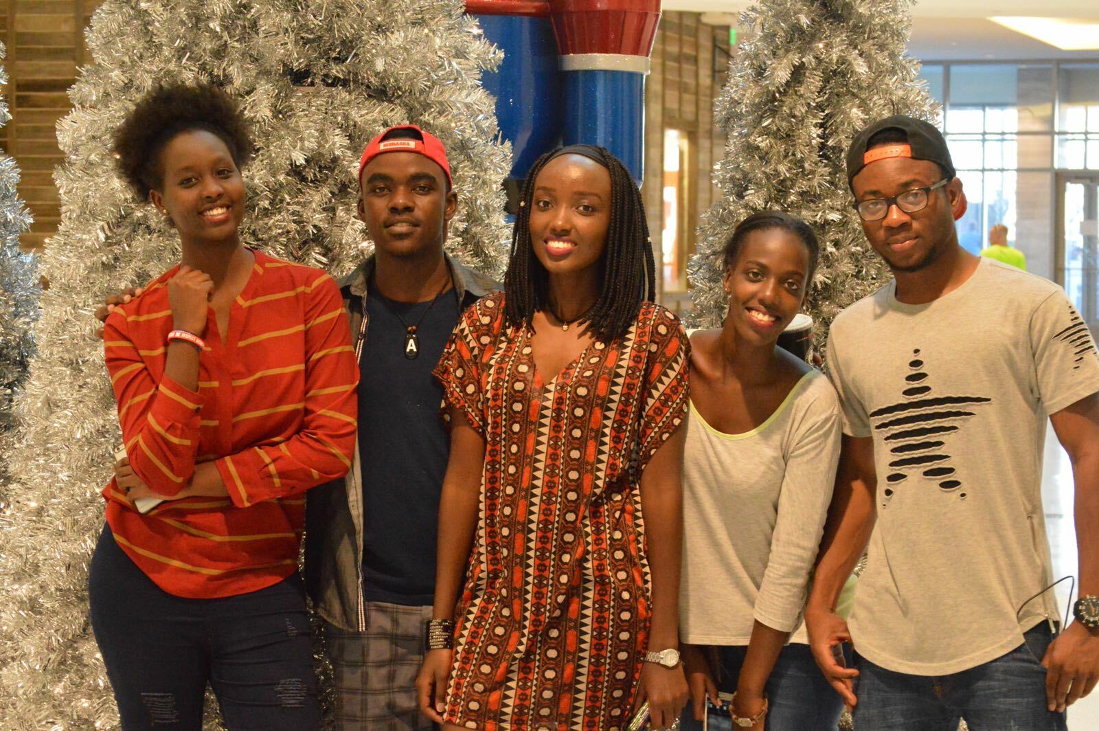 Blanche with Rwandan scholars